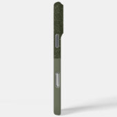 Moss coque iphone vert demi-texture - personnalisa (Verso / Droite)