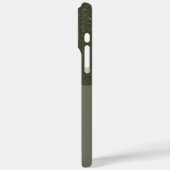 Moss coque iphone vert demi-texture - personnalisa (Verso / Gauche)