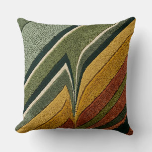 Moss Forest Stripe Worpillow – Cottagecore Kussen
