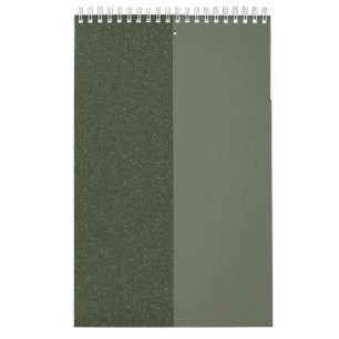 Moss Green Aangepaste Wandkalender Kalender