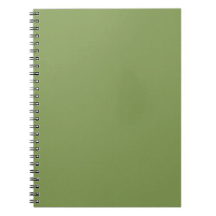 Moss Green Accent Background Color past dit aan Notitieboek