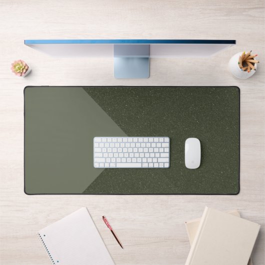 Moss Green Arrow Desk Mat personnalisable (Bureau 1)