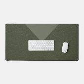 Moss Green Arrowhead Desk Mat - Personnalisable (Clavier et souris)