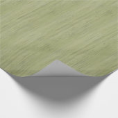 Moss Green Bamboo Wood Grain Kijk Cadeaupapier (Hoek)