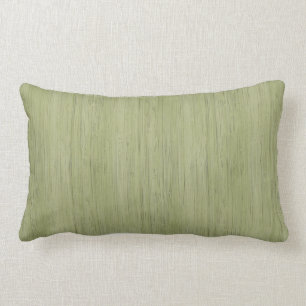 Moss Green Bamboo Wood Grain Kijk Kussen