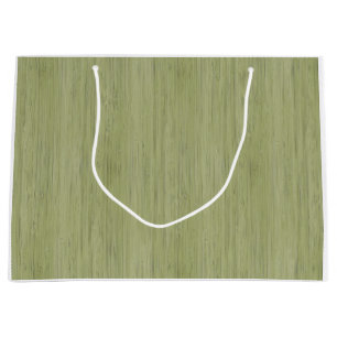 Moss Green Bamboo Wood Grain Kijk Large Cadeauzakje