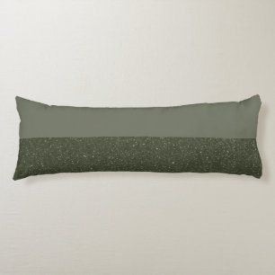 Moss Green Body Kussen met Glitter Base (Custom)