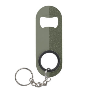Moss Green Bottle Opener met Split Finish Custom Mini Flessenopener