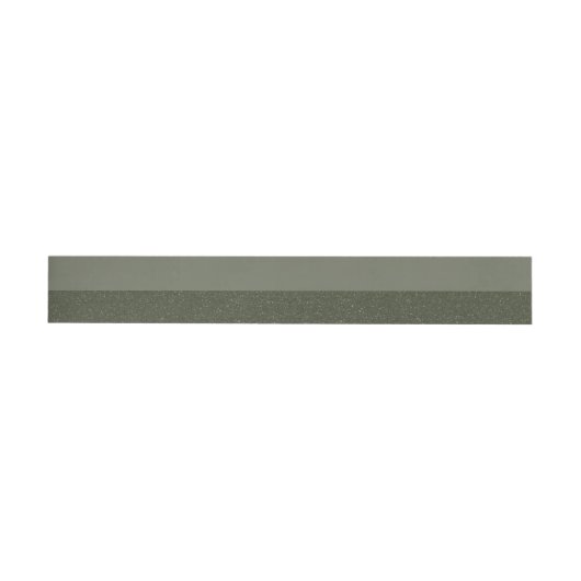 Moss Green Bottom Fade Wrap Étiquette - Personnali (Individuel)