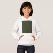 Moss Green Bruise Kids Pullover Sweat - shirt à ca (Devant entier)