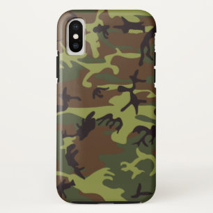 Moss Green Camo iPhone X Hoesje