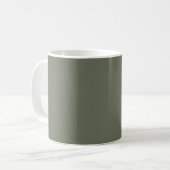 Moss Green Custom Coffee Mug (Devant gauche)