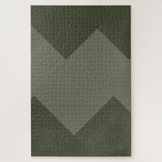 Moss Green Custom Jigsaw Puzzel (Verticaal)