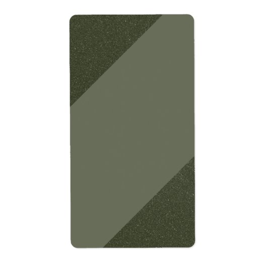 Moss Green Diagonal Étiquettes d'expédition (Devant)