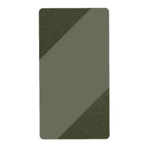 Moss Green Diagonal Verzendlabels Etiket