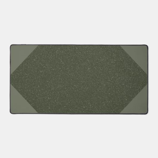 Moss Green Diamond Center Desk Mat – (Voorkant)