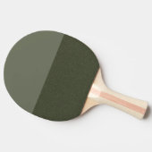 Moss Green Dual-Tone Ping Pong Paddle – Aanpassen Tafeltennisbatje (Zijkant)