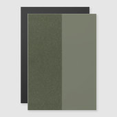 Moss Green Duo Dunne Magnetische Kaart – (Voorkant / Achterkant)