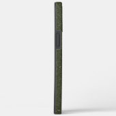 Moss Green Duo-Texture iPhone 12 Pro Max Coque (Verso / Droite)