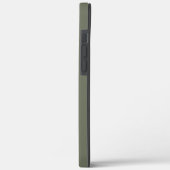 Moss Green Duo-Texture iPhone 12 Pro Max Coque (Verso / Gauche)