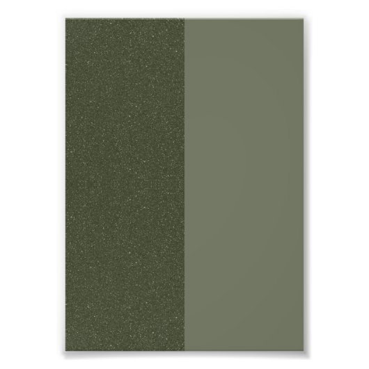 Moss Green Duo-Tone Fotovergroting – Aanpassen Foto Afdruk (Voorkant)