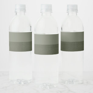 MOSS Green Duo Waterflesetiket Waterfles Etiket
