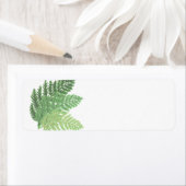 Moss Green Fern Etiket (Insitu)