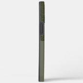  Moss Green Glitter iPhone Case (Achterkant / Rechts)