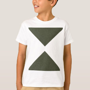 Moss Green Hourglass Triangle T-shirt - T-shirt