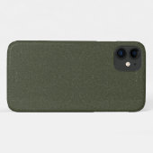 Moss Green iPhone 11 Coque personnalisé (Dos (Horizontal))