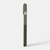 Moss Green iPhone 15 Coque personnalisable (Côté gauche)