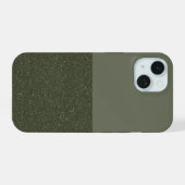  Moss Green iPhone 15 Hoesje (Achterkant horizontaal)