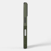 Moss Green iPhone 16 Coque à deux tons - Personnal (Verso / Droite)