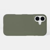 Moss Green iPhone 16 Hoesje (Achterkant horizontaal)