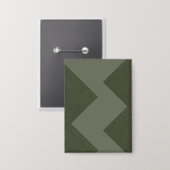 Moss Green Modern Rectangle Button (Voorkant / Achterkant)