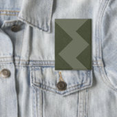 Moss Green Modern Rectangle Button (Insitu)