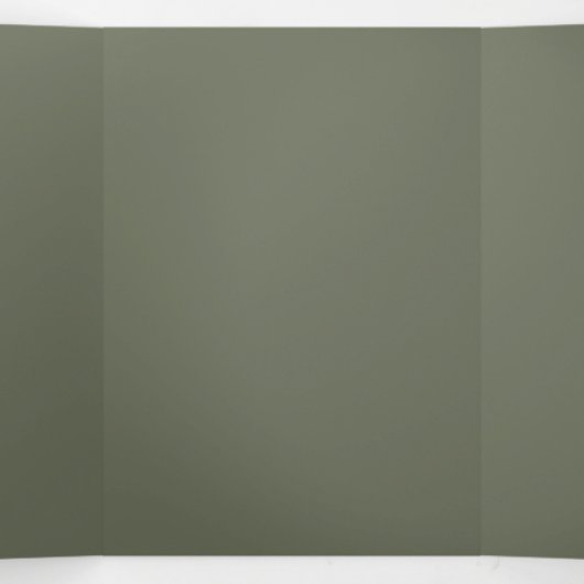 Moss Green Noise Effect Trifold Uitnodigen – Aanpa Drieluik Uitnodiging (Binnenkant midden)