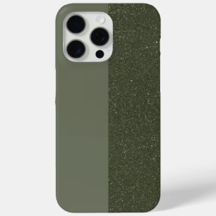 Moss Green Noise iPhone 15 Pro Max Coque (Personna