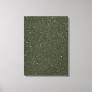 Moss Green Noise Texture Stretched Canvas Afdruk