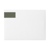 Moss Green Noise Wraparound Label –  (Voorkant)