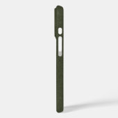 Moss Green Parties scintillant iPhone 16 Coque - P (Verso / Gauche)