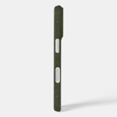 Moss Green Parties scintillant iPhone 16 Coque - P (Verso / Droite)
