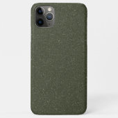 Moss Green Speckle iPhone Case (Achterkant)