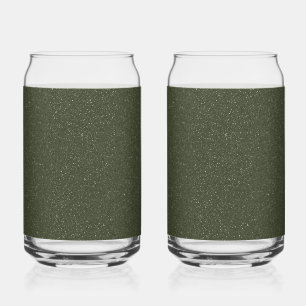  Moss Green Speckled Drinkware Set Blikvorm Glas