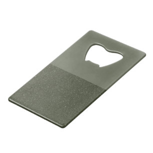Moss Green Split Bottle Opener – Textured & Smooth Kredietkaart Flessenopener