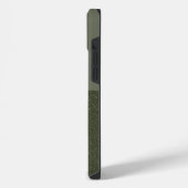 Moss Green Split iPhone 14 Plus Coque - Personnali (Côté gauche)