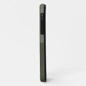Moss Green Split Texture iPhone 11 Coque - Personn (Dos/Gauche)