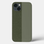 Moss Green Split Texture iPhone 13 Coque - Personn (Verso)