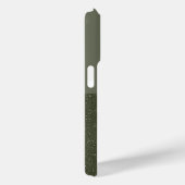 Moss Green Split Texture iPhone 15 Pro Coque perso (Verso / Droite)