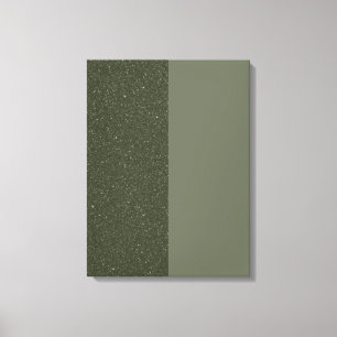 Moss Green Split Texture toile étirée
